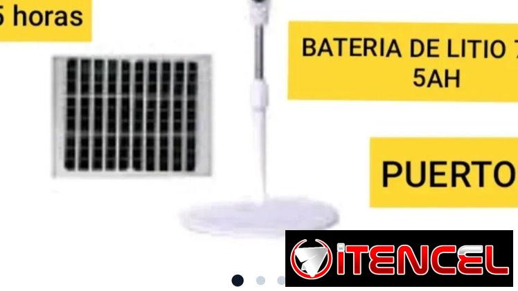 Ventilador recargable