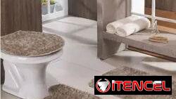 Set de alfombras para baño, peluditas
