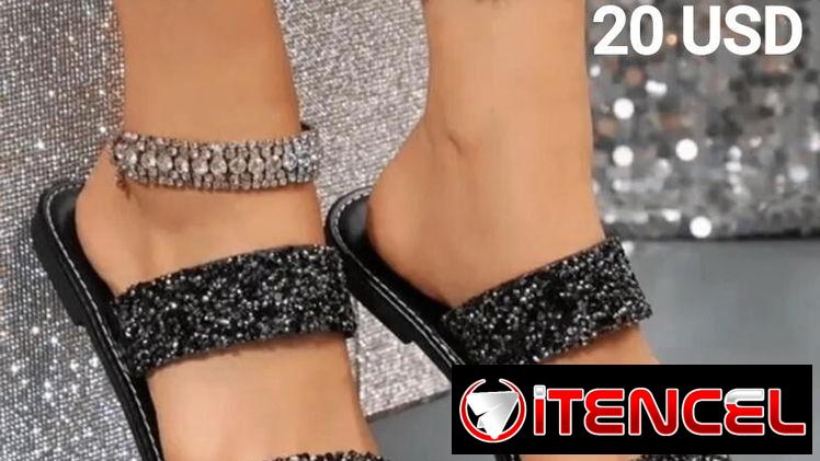 Diversos modelos de sandalias para mujer