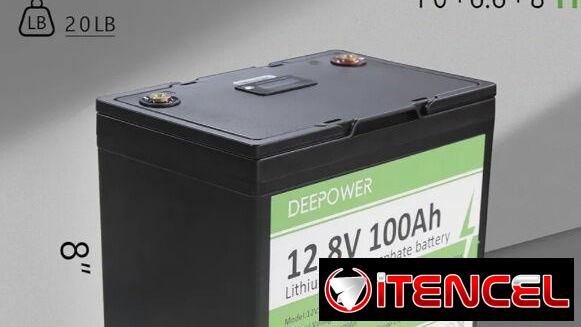 *🔋 Batería LiFePO4 12V 100Ah . ⚡1280 Wh. Con pantalla indicadora del nivel de carga. Nuevas en caja sellada
