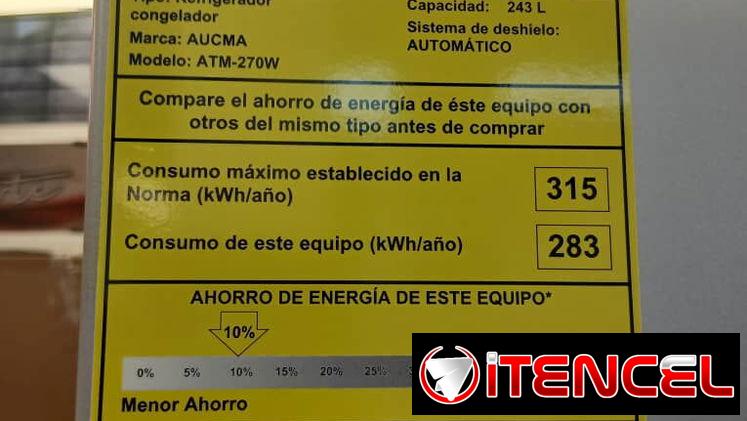 REFRIGERADOR MARCA AUCMA 9 pies