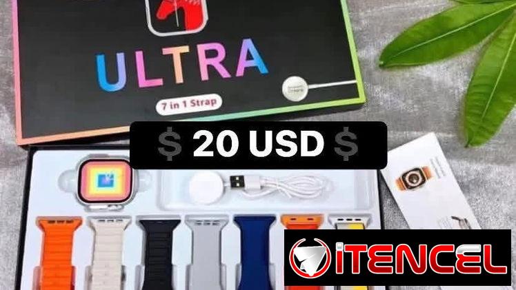 SMARTWATCH NUEVOS EN CAJA CON 7 MANILLAS