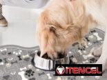 Tapetes Antiderrapantes para Comederos de Mascotas