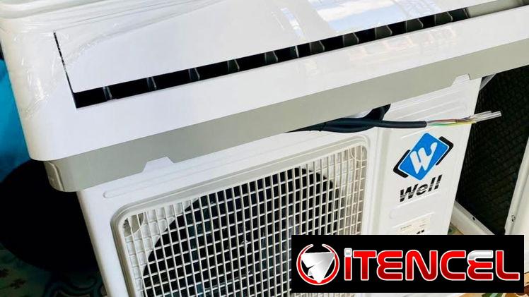 Split de 12000 BTU (1 tonelada) Marca WELL Precio $290 USD con transporte incluido Factura y garantía