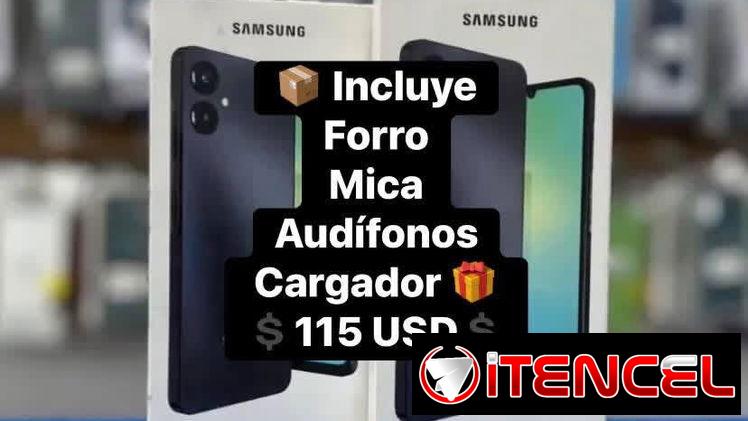 Samsung A06 de 4 GB RAM con 64 GB 🆕 Nuevo en su caja📦 Forro, Mica, audífonos y Cargador de regalo