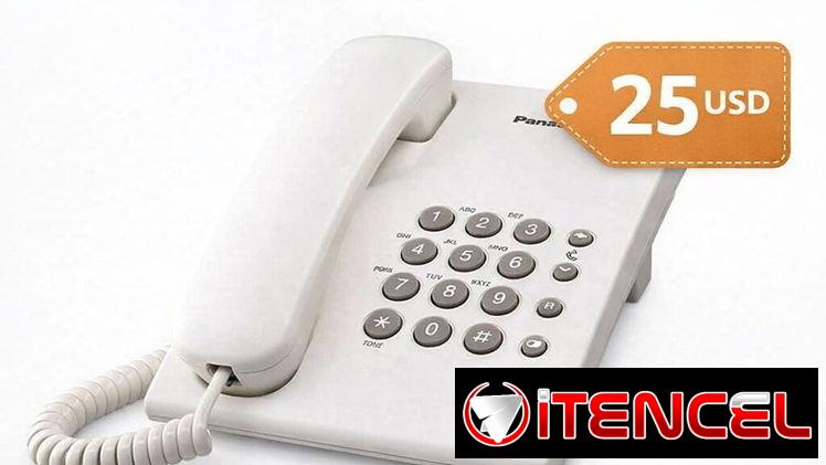FIJO ALÁMBRICO DE UNA LÍNEA (1 LÍNEA TELEFÓNICA) / TELÉFONO FIJO