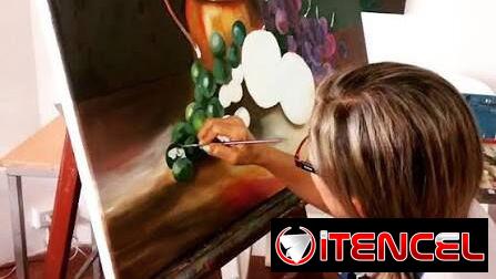 Clases de Pintura en lienzo para jóvenes y adultos