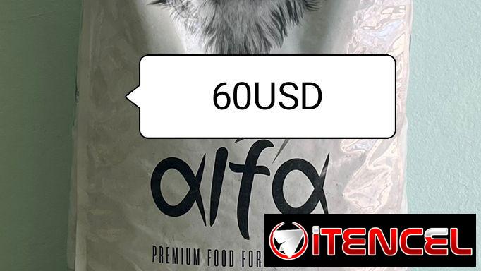 Pienso para perros marca Alfa tengo para cachorros y adultos de 4kg y 20kg