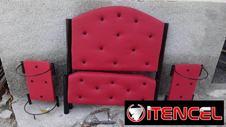 Cama personal de tubo tapizadas en vinilflex servicio de entrega a domicilio Gratis en toda la Habana