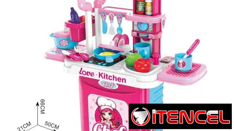 Juego de cocina 3 en 1 para niña