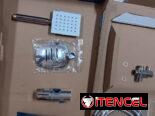 Aqua-Q Kit Ducha Cuadrada Acero Inox ABS Latón, Ducha Cuadrada Royal Shower Aqua-Q 86cm VPT#-0521