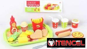 🧧Bandeja con comida y accesorios 14 usd🧧