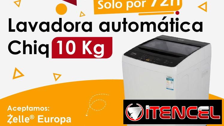LAVADORA AUTOMÁTICA Chiq 10KG (Ɓ)
