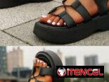 Sandalias de zuela ancha