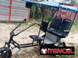 Vamos ganga bicitaxi con batería haciendo 60 km en 1300
