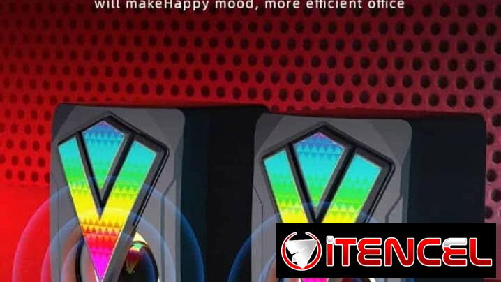 Bocina _ speaker RGB para pc.  12 USD