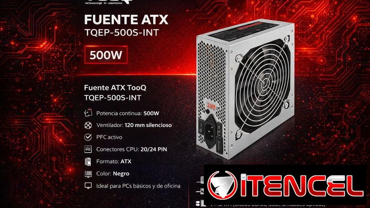 Fuente de Poder Tooq 500w