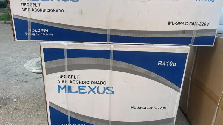 Split Milexus de 3 toneladas 36000BTU convencional 220v en 1170 usd