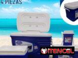 Hieleras portátil set de 4 piezas 100 usd