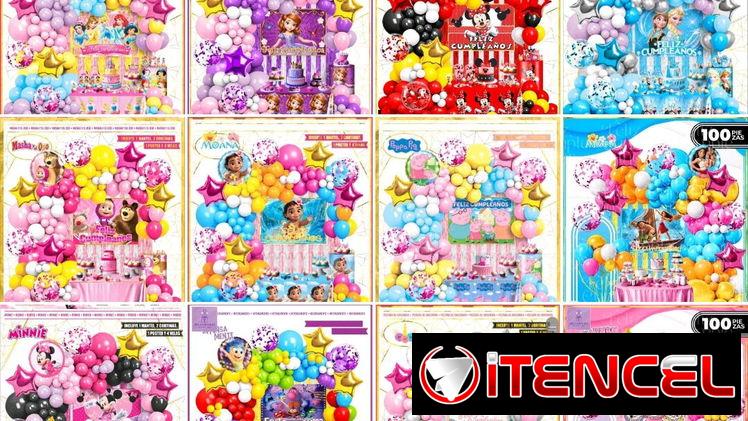 Set para decoración de cumpleaños
