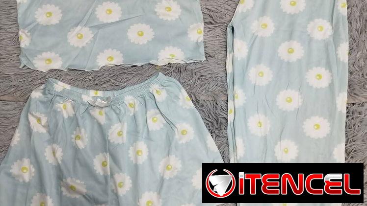Pijamas _ ropa dormir mujer 3 piezas .   12 Usd