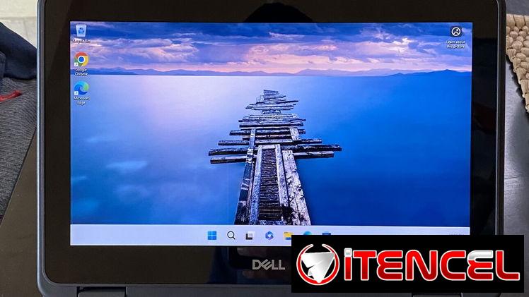 Laptop Dell Latitude 3190 2 en 1 usada, Intel Pentium N5030, 8GB RAM, 128GB SSD, pantalla táctil 11.6”, ideal para estud