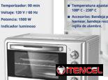 Hornos Eléctricos marca Eko( de 22Lt y 32Lt)