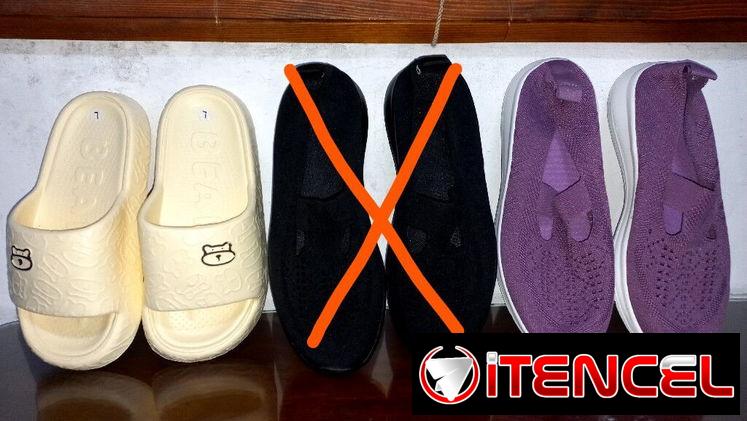 Tenis de mujer número 38 y Chancletas de niño número 34-25