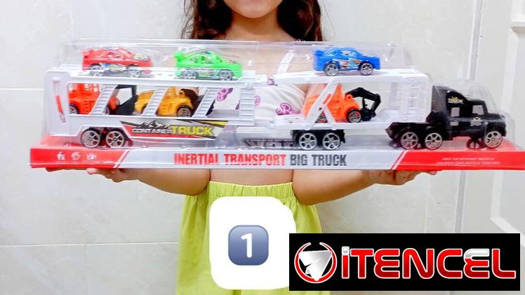 Rastra+ 3 carritos y 3 carros de construcción