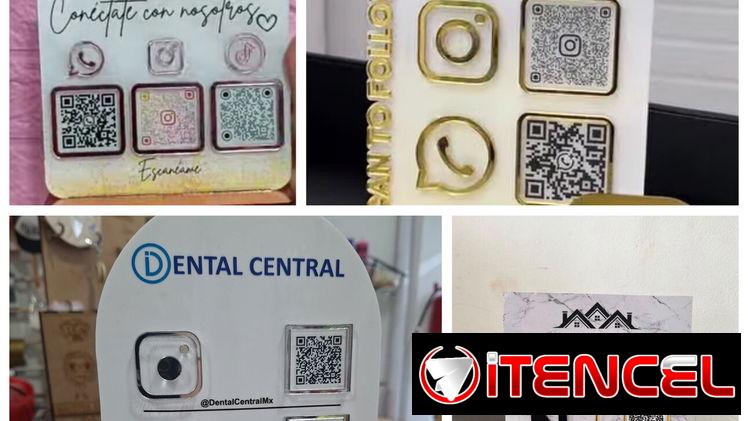 Códigos QR en Acrílico para su Negocio