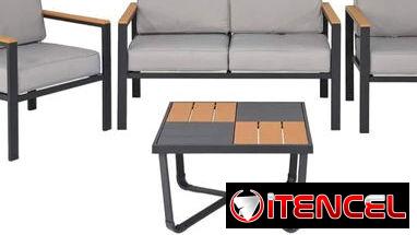 Juegos de terraza de estructura metálica