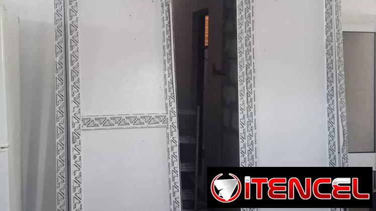 Puertas de aluminio con paño fijo 1.80 x 2.50