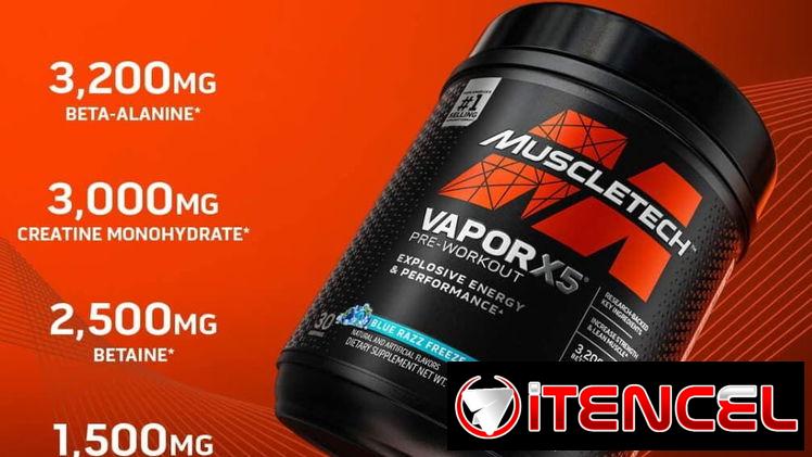 Pre-entreno Vapor X5 Muscletech  30serv. 58234161 FITNESSARMY
