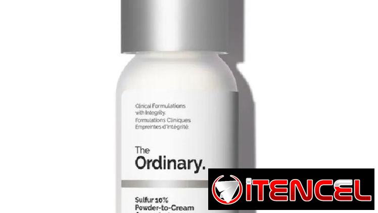 Crema en polvo con concentrado de Azufre 10%. Sulfur 10% Podwer to Cream Concentrate The Ordinary. Acné,granos irritado