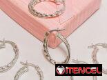 Argollas de Plata S925. LM joyería. El precio varía según el modelo