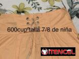 Sayas de niña naranja talla 7/8 y de jovencita  talla S.