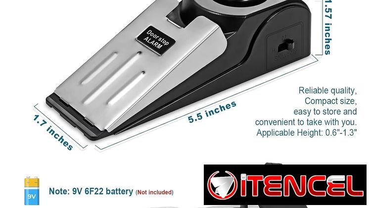 Alarma de Puerta Antirrobo. Herramienta de Seguridad para puertas. Util para tiendas y negocios particulares