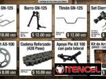MOTORES DE MOTO, PIEZAS D MOTOS, NEUMATICOS Y CAMARAS, MAQUINA DESMONTADORA DE NEUMATICOS, EXTENSOR DE RANDO