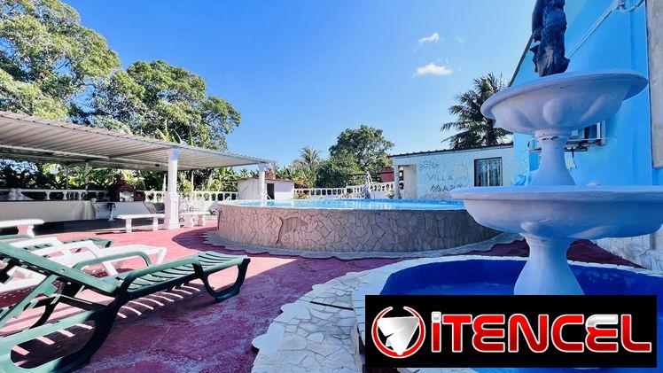 🏊🏻‍♀️Renta de Pasadías Con Piscina En Boyeros. Capacidad máxima de 60 personas