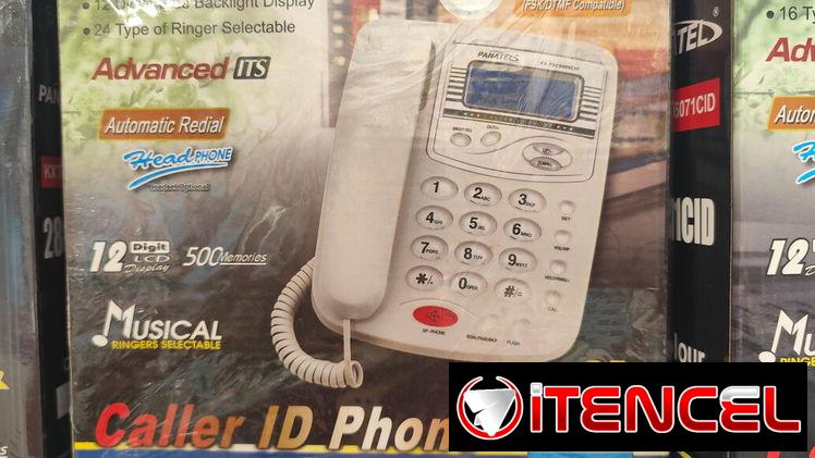 Teléfono fijo con identificador de llamada