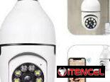 💡📹 CÁMARA DE SEGURIDAD WIFI TIPO BOMBILLO 1080P PTZ 🔒