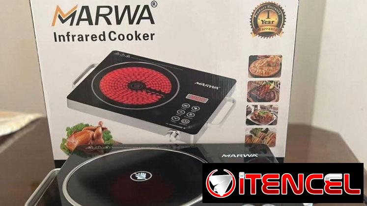 Cocina infrarrojo  Potencia 3800 W  110 volt