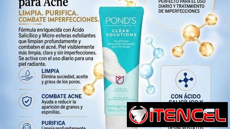 Pond´s Limpiador facial espumoso para piel grasa