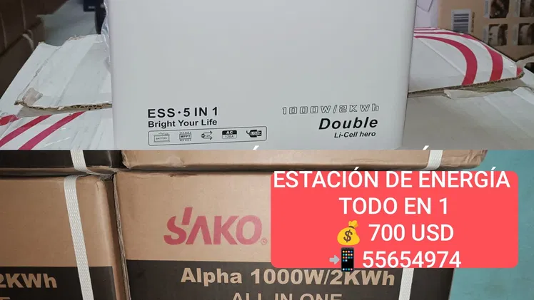 Estación de energía nueva TODO EN 1