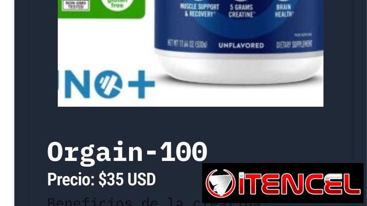 Creatina Orgain -100