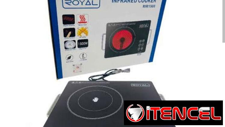 Cocina de infrarrojo Royal 1500W