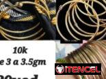Esclavas y pulsos de oro 10k de 3 a 3.5gm anillo de hombre