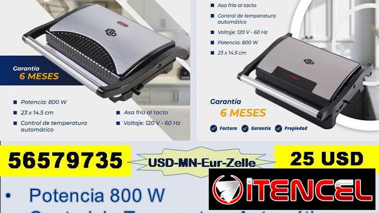 SANDWICHERA …Tlf 56579735../(USD-MN-Eur-Zelle)/ Garantía 6m …Recogida en Marianao.. Tpte (Costo Adicional)