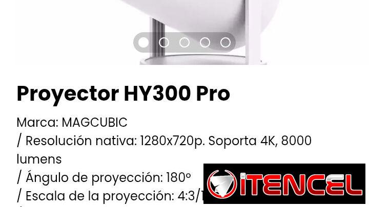 Proyector HY300 Pro MAGCUBIC. Nuevo