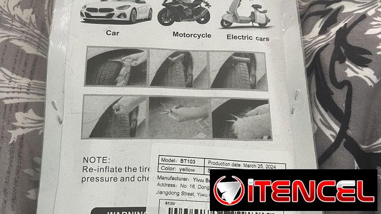 Kit para coger ponches sin cámara a su moto o auto. No se quede botao. Cójalo usted mismo! Y muchas opciones más!!